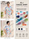 Rainbow Splash Premium Cotton Casual Shirt