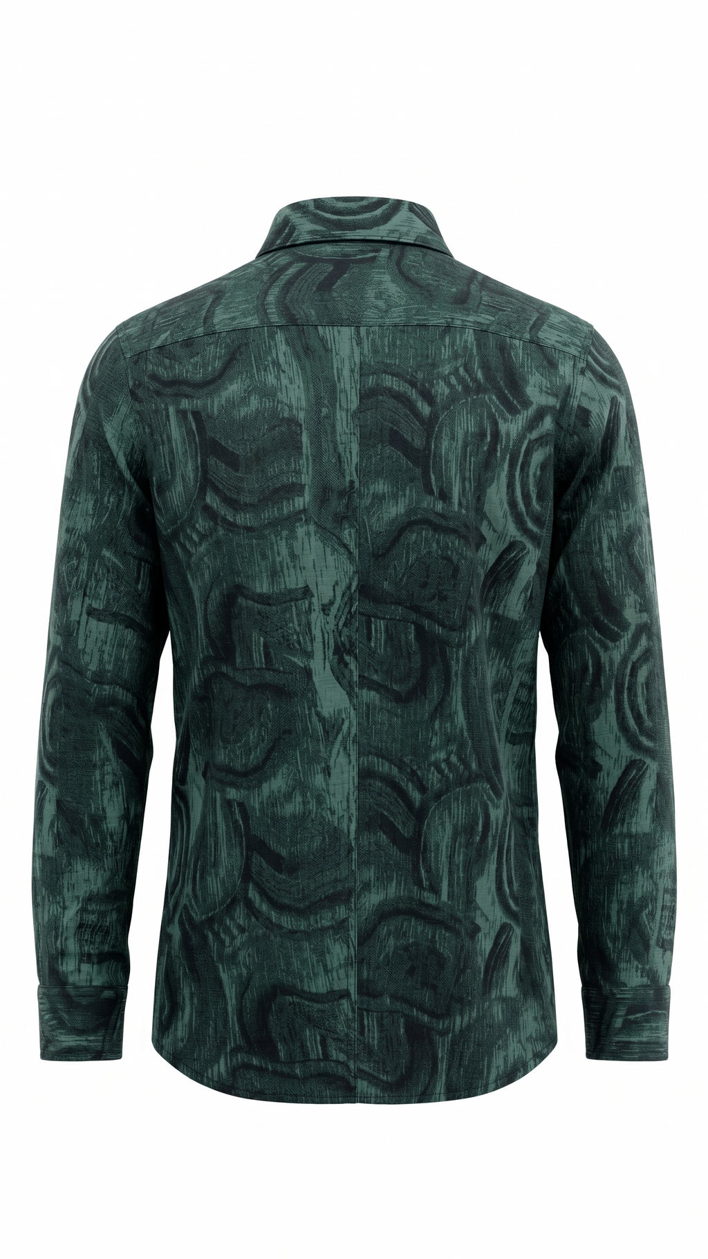 Forest Brushstroke Button-Down