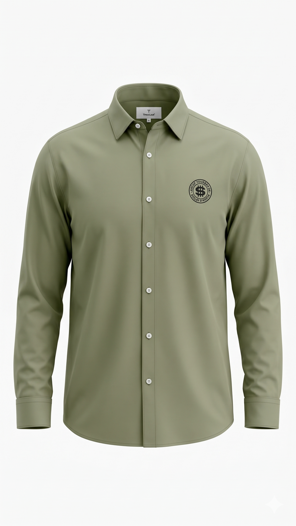 Tai Sage green long-sleeved