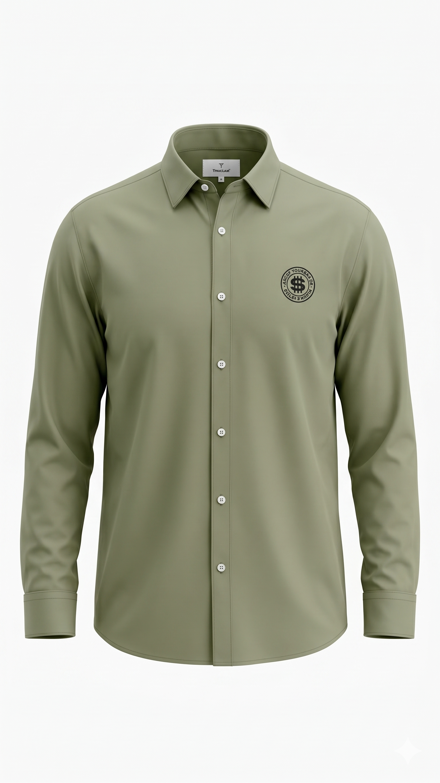 Tai Sage green long-sleeved