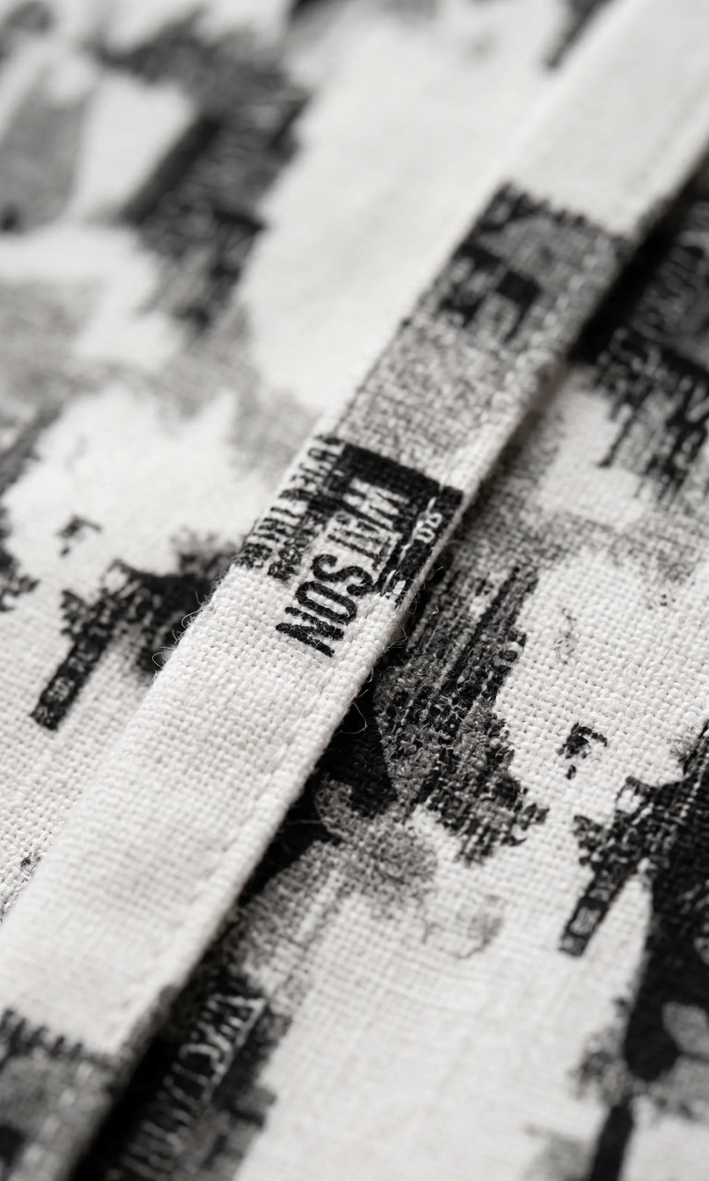 snow white black and white graphic print