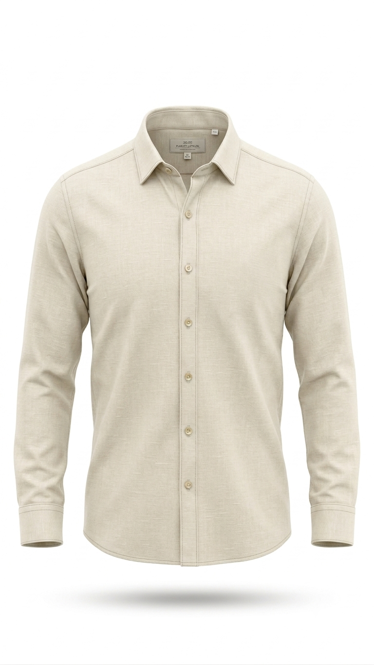 Neutral beige full hand shirt free size