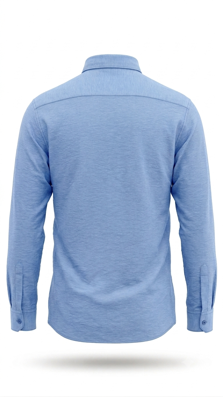 Classic long-sleeve button-down shirt