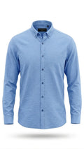 light blue button-down shirt