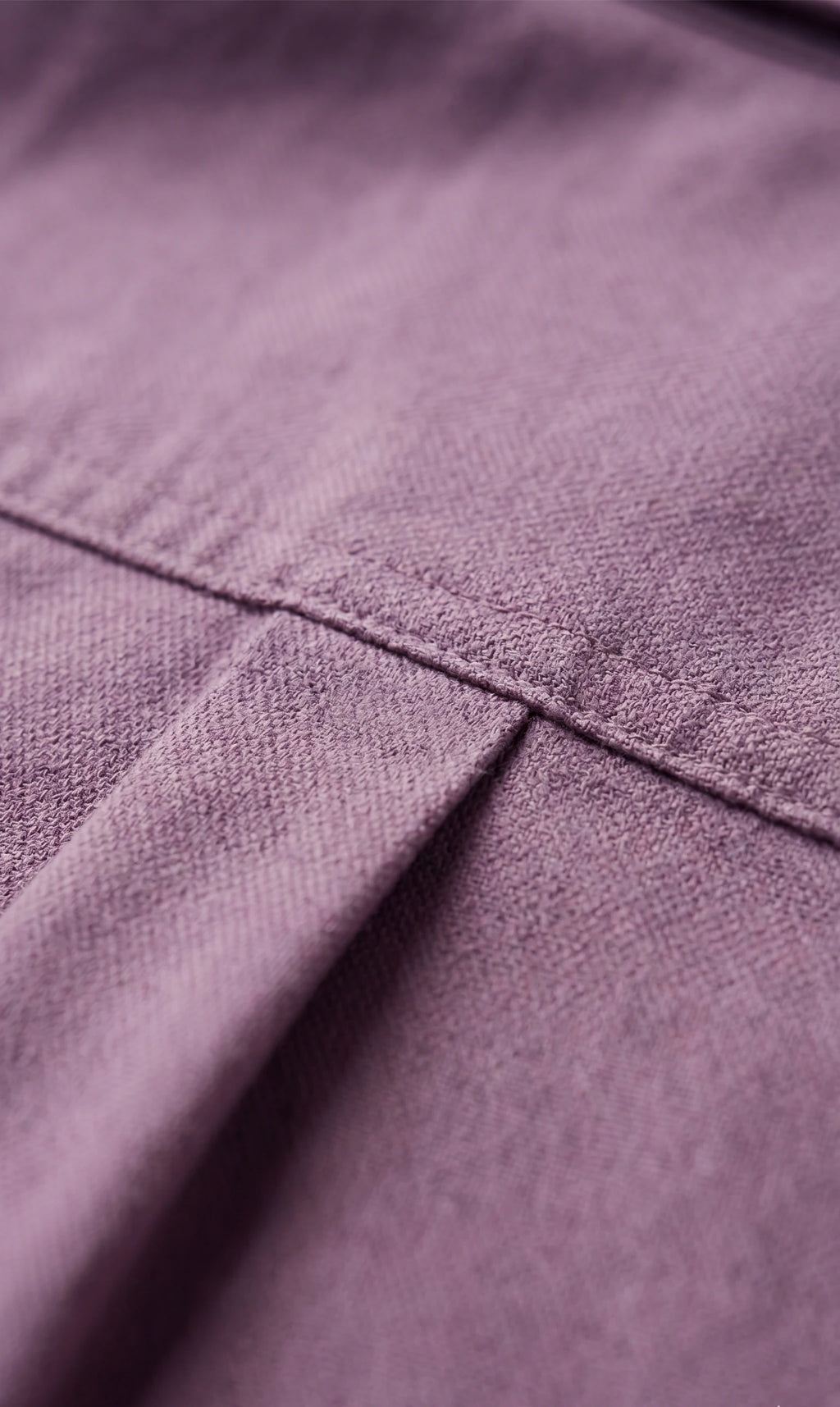 Men's Dusty Mauve Textured Oxford Shirt with Chest Pocket