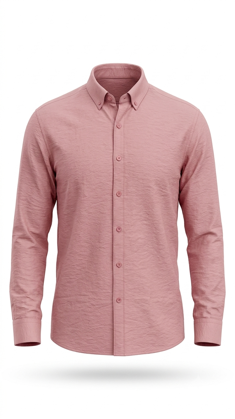 Crinkled Long-sleeved Shirt