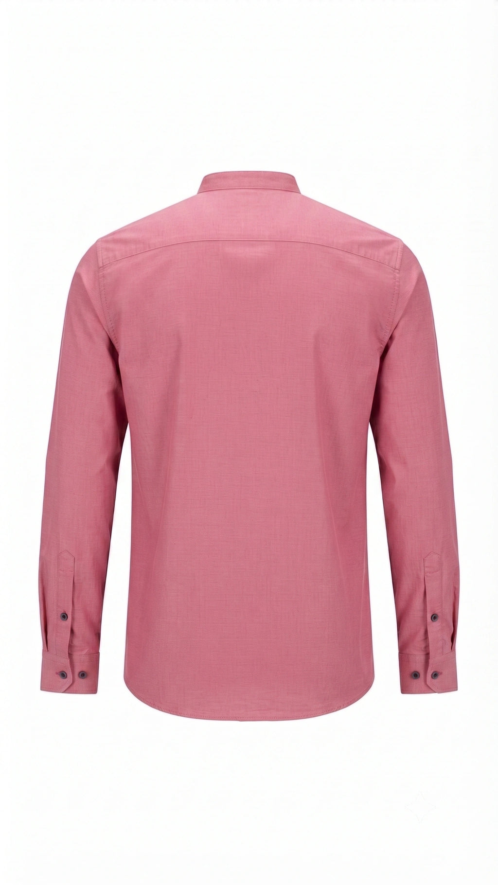 Rose Pink Mandarin Collar Shirt