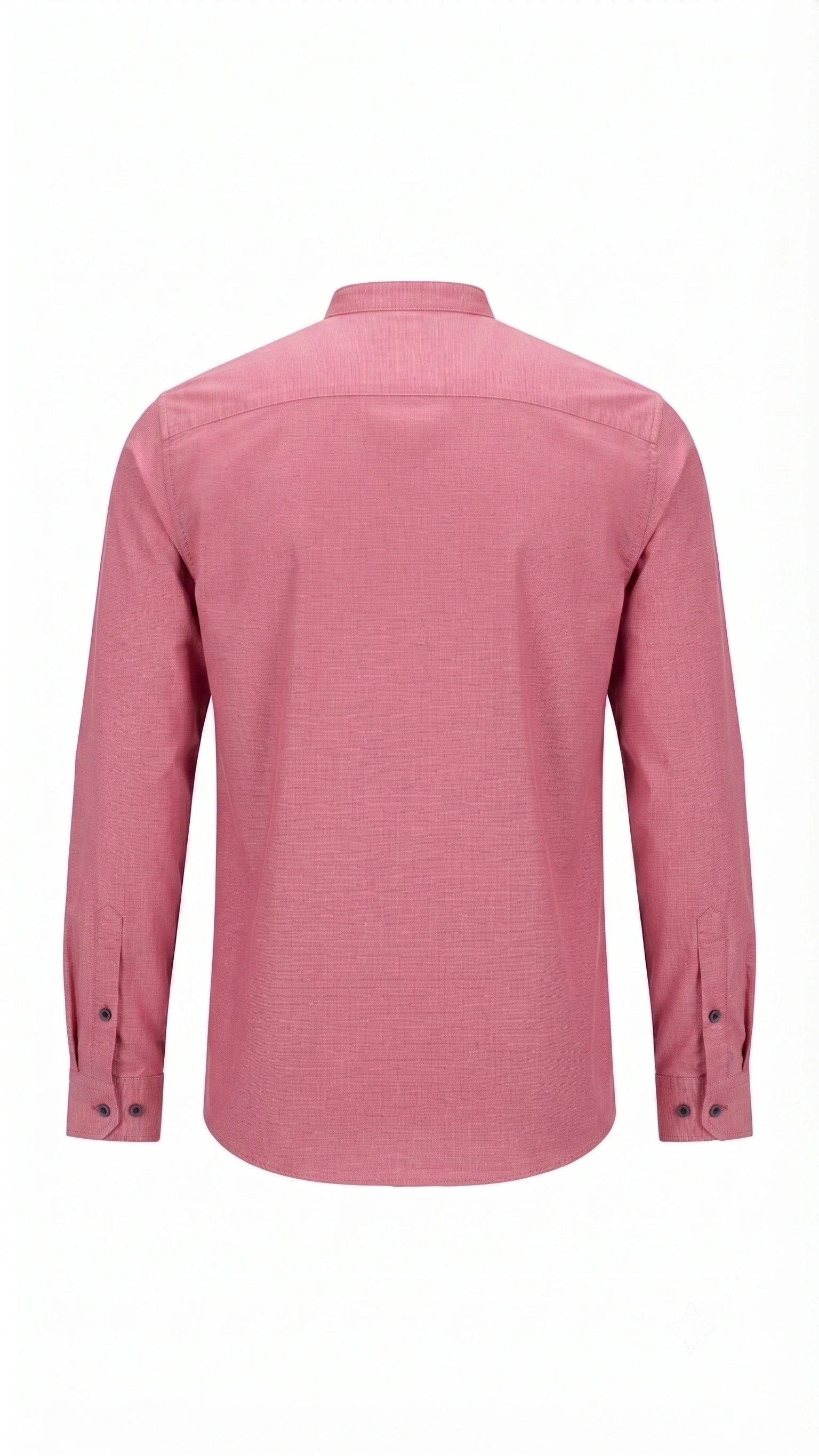 Rose Pink Mandarin Collar Shirt