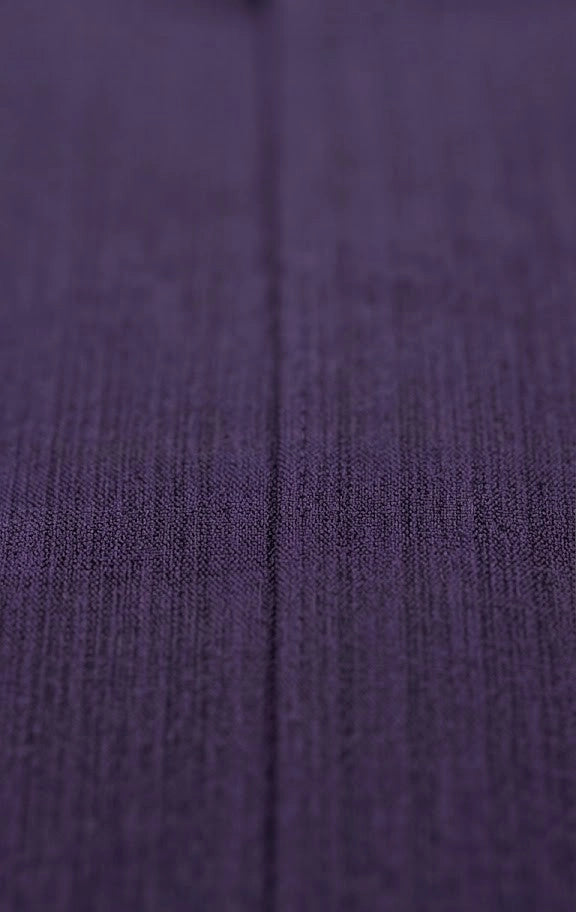 Deep Purple Textured Formal Shirt