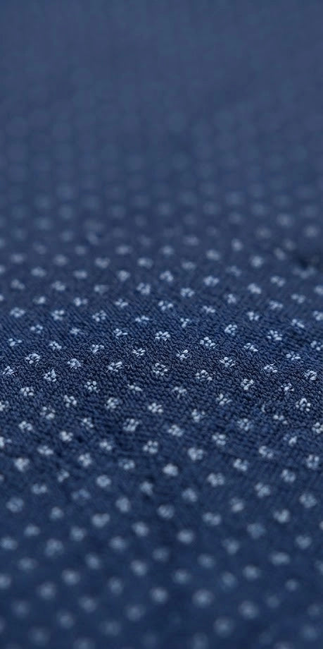 Navy Micro Textured Formal Shirt