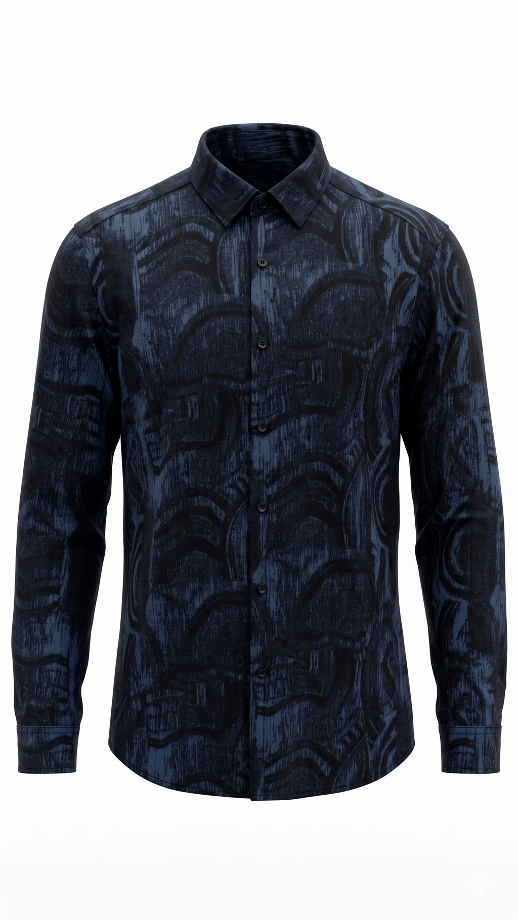 The Brushstroke Night  Check Shirt
