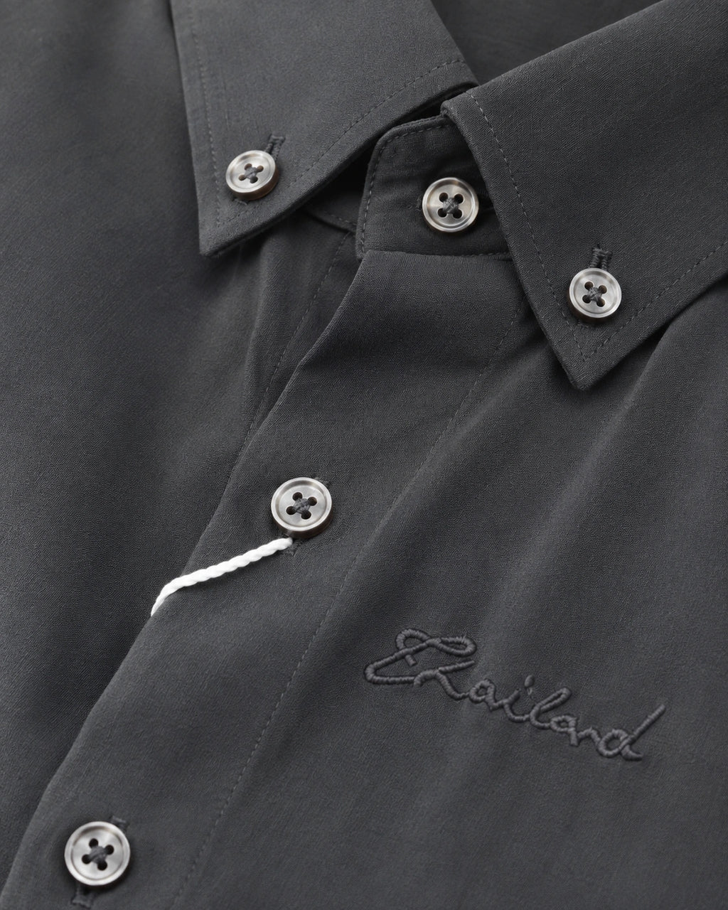 Men's Charcoal Grey Casual Shirt – Full Sleeves