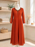 Burnt Orange Gown