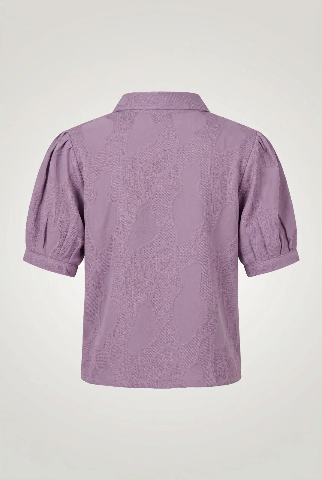 Charming Mauve Rick-Rack Short Top