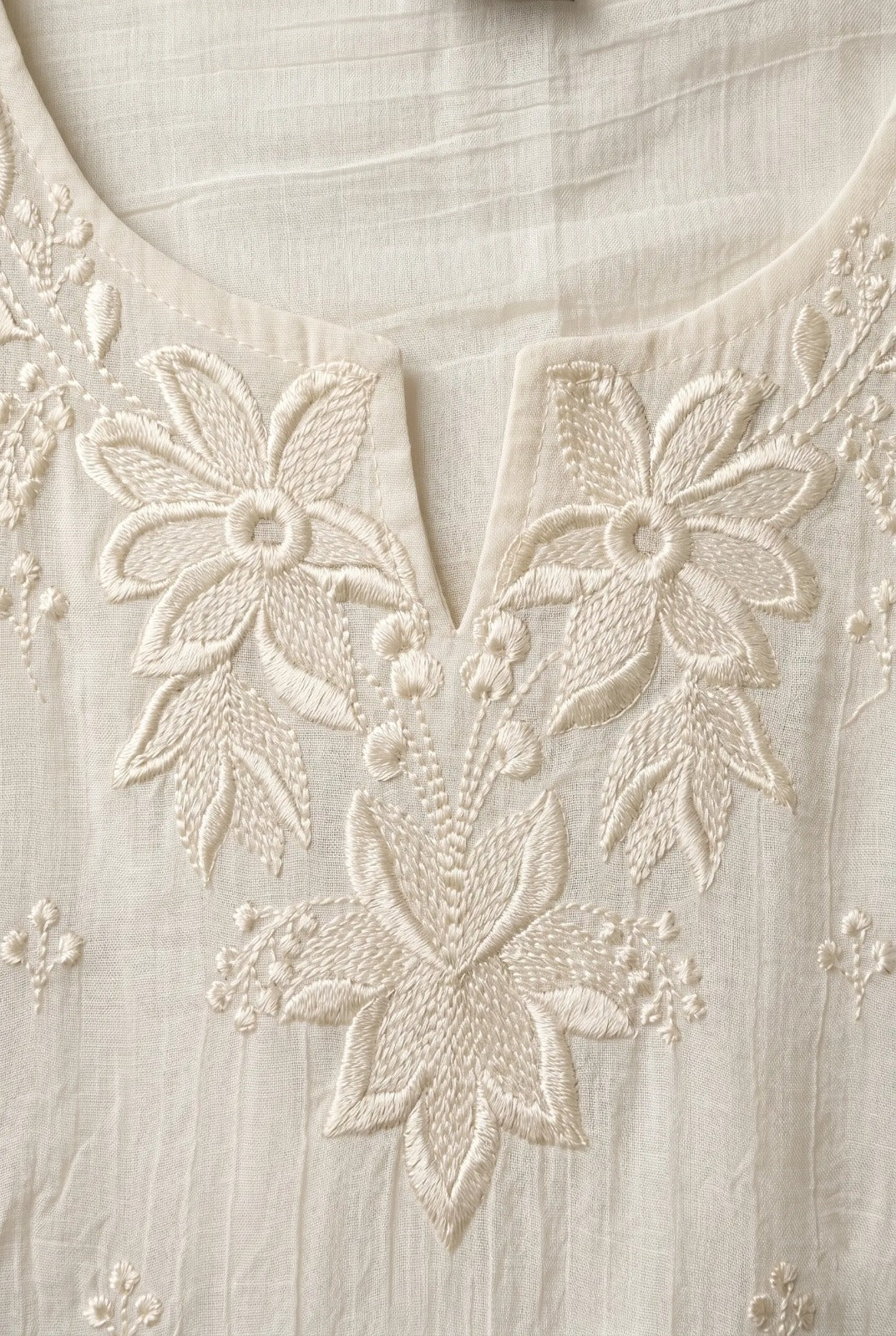 Elegant Embroidered Short Top