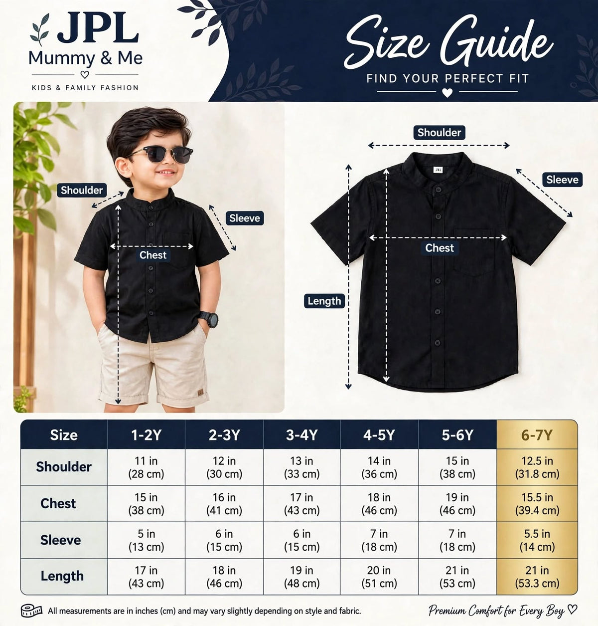 Premium Cotton Black Shirt