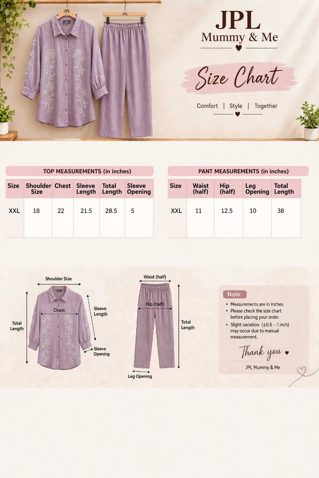 Floral Embroidered Shirt & Pant Co-ord Set