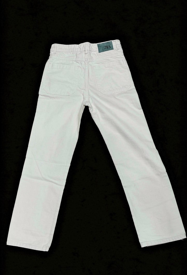Jeans Relaxed fit White