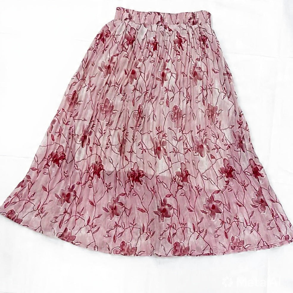 Floral Print  Skirt